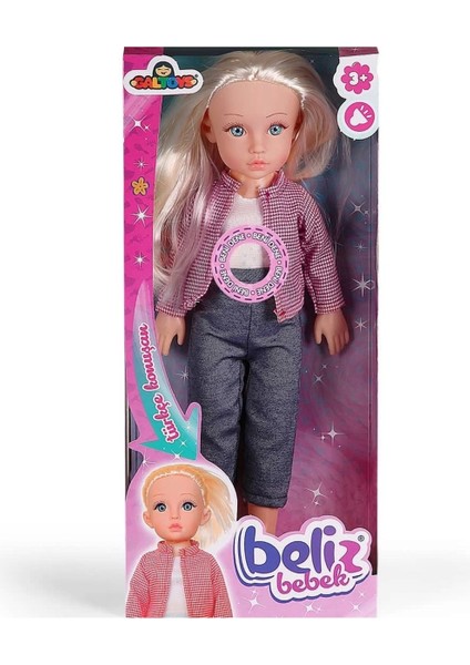 Luxury Beliz Bebek - Türkçe Konuşan Beliz Bebek - Konuşan Bebek - Fonsiyonlu Bebek - Mor 1 Adet modelleri