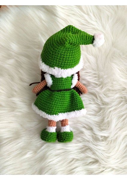 Luxury Amigurumi Kız Oyuncak Bebek El Yapımı 1 Adet