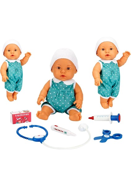 Luxury Trndx More Bebelou Doktor Zamanı Sesli Bebek Seti 35 cm Modatrendyx 985310 1 Adet