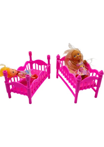 Luxury Çift Katlı Ranzalı Bebekli Set K899-17 1 Adet