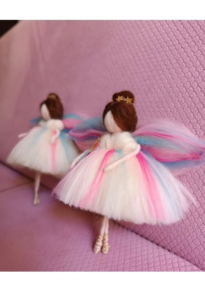 Luxury Keçe Peri Bebek, Keçe Melek Bebek, Keçe Bebek 1 Adet