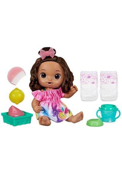 Luxury Baby Alive Bebeğimle Eğlenceli Yudumlar Esmer F7357 1 Adet