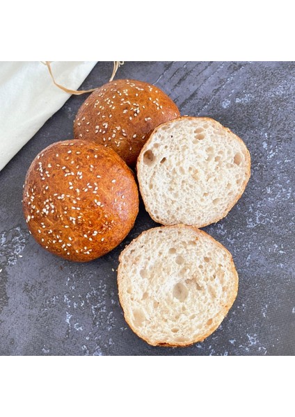 Glutensiz Klasik Burger Ekmek Paketi (12X90GR)(GLUTENSIZ/LAKTOZSUZ)