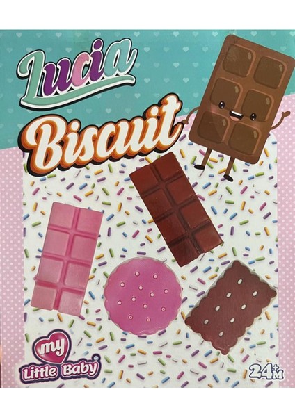 Luxury Lucıa Biscuit's Çocuk Eğlenceli Lucia Bebek ve Bisküvileri Seti 1 Adet