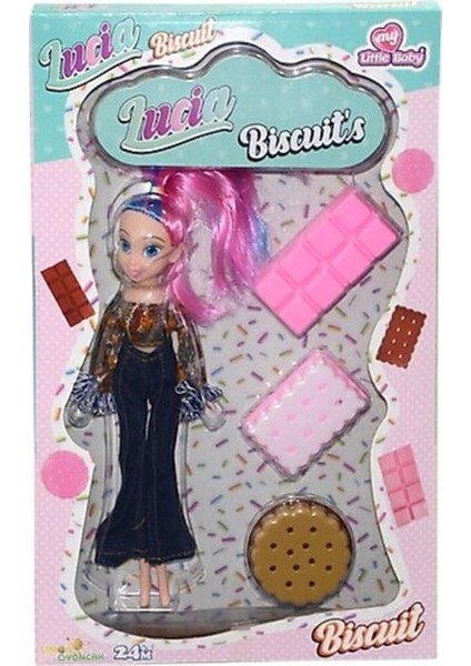 Luxury Lucıa Biscuit's Çocuk Eğlenceli Lucia Bebek ve Bisküvileri Seti 1 Adet