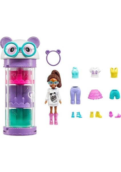 Luxury Fashion Closet Playset Polly Pocket Fashion Kıyafet Dolabı Shani ve Aksesuarları 1 Adet