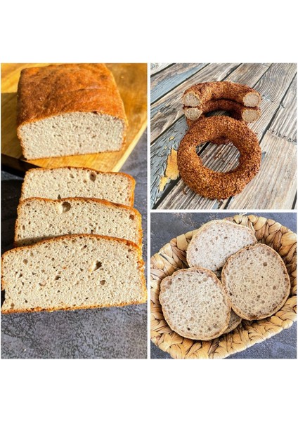 Glutensiz Karabuğday(Greçka) Paketi(1 Baton,2 Simit, 4 Ciabatta)(Glutensiz/laktozsuz/vegan)