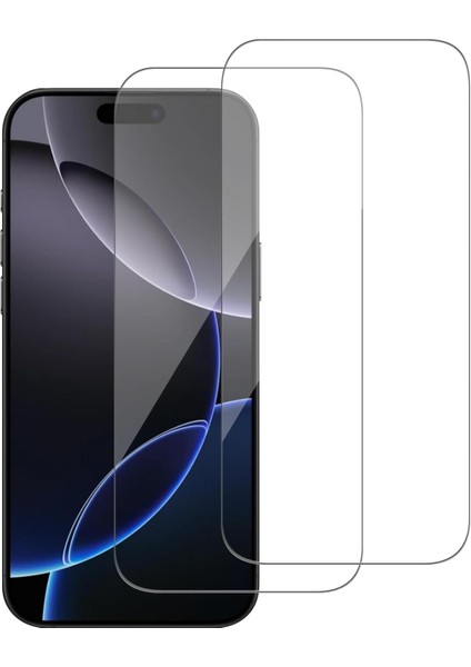 2 Paket Için iPhone 16 Pro Max Ekran Koruyucu, Temperli Cam, Kılıf Dostu, Kabarcıksız, Hd Şeffaf, Kolay Kurulum (Yurt Dışından)