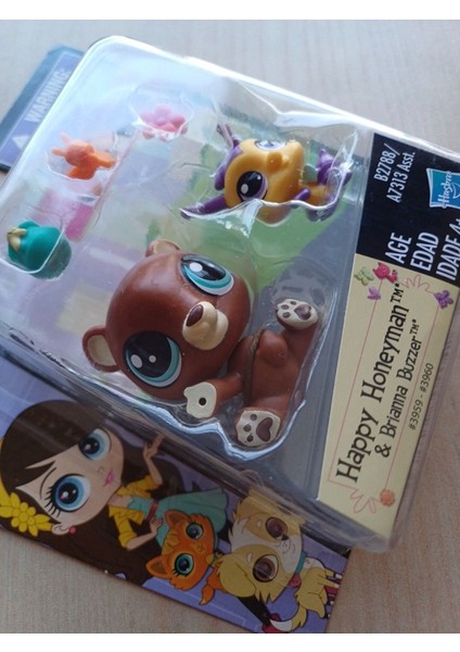 Luxury Miniş Littlest Petshop Happy Honeyman ve Brianna Buzzer Lisanslı Kutulu Minişler Oyuncak 1 Adet