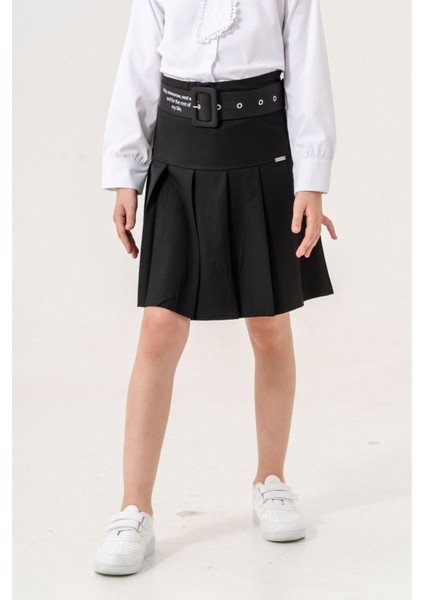 Kız Çocuk Kemerli Pileli Içi Şortlu Etek 6202 fırsatları