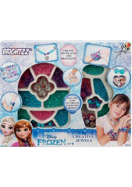 Luxury Frozen Büyük Boncuk Takı Seti 1 Adet