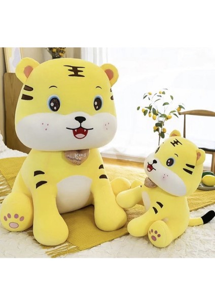 Luxury Sevimli Kaplan Corgi Peluş Ithal Ürün 60 cm 1 Adet