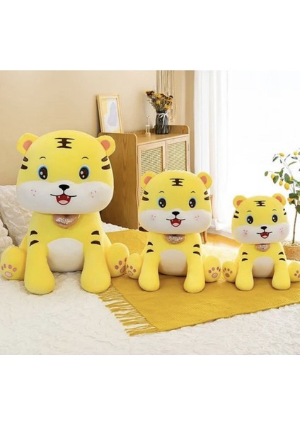 Luxury Sevimli Kaplan Corgi Peluş Ithal Ürün 60 cm 1 Adet