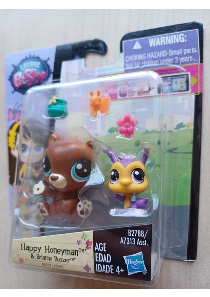 Luxury Miniş Littlest Petshop Happy Honeyman ve Brianna Buzzer Lisanslı Kutulu Minişler Oyuncak 1 Adet