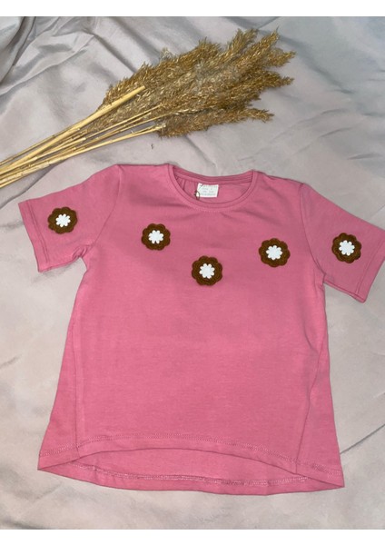 Kız Çocuk Çicekli Tshirt indirimleri