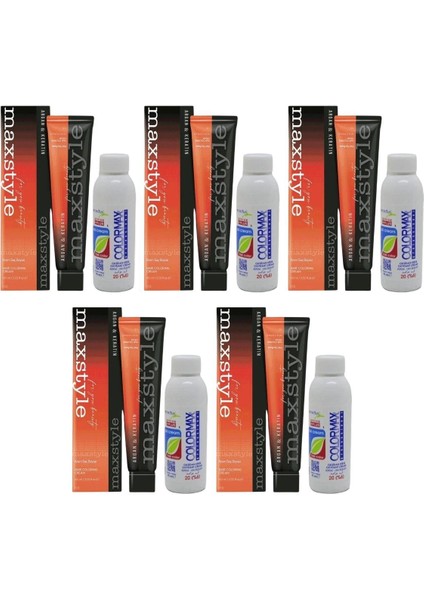 SPS855 Argan ve Keratin 2025/08.33 Bal Köpüğü 60 ml 5 Adet Saç Boyası + 5 Adet 90 ml Oksidan