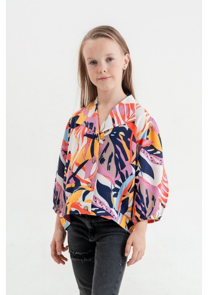 Kız Çocuk Empirme Gömlek 3088