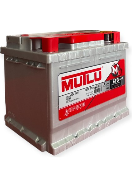 Mutlu Akü 12V 44 Amper 360A En Üretim Yılı 2024