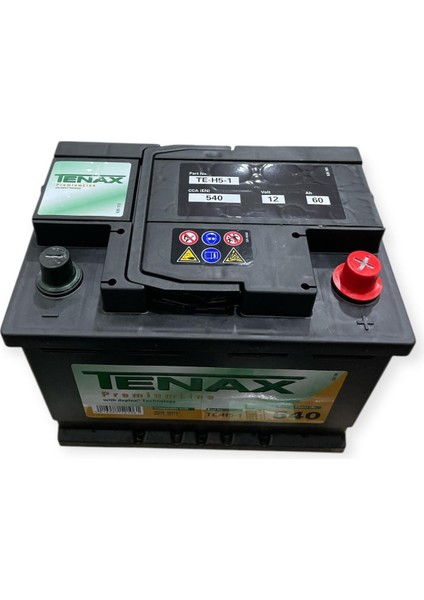 Tenax Varta Akü Üretimi 60 Amper 12 Volt 540A En Üretim Yılı 2024