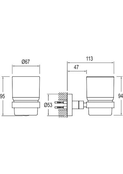 D100 Diş Fırçalık (Mat Siyah) fiyatları