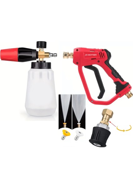 Lavor Uyumlu Basınçlı Su Sistemi Için Köpük Tabancası 1000ML Profesyonel