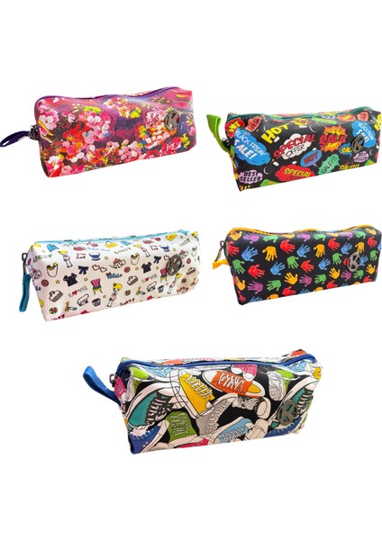 KL24-11 Garden Middle Tek Bölmeli Suni Deri Kalem Çantası