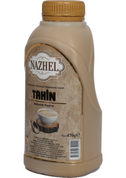 %100 Doğal Gurme Tahin 500 Gr. (Net 470 Gr) Yerli Susamdan Üretilmiştir.