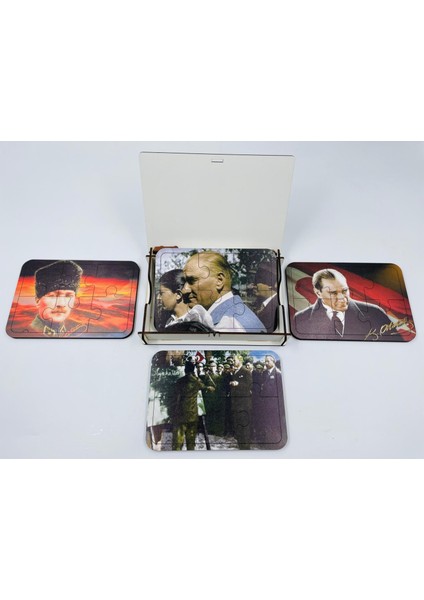 Melbey Eğitici Atam Puzzle 4fotoğraflı 6'lı Puzzle fiyatları