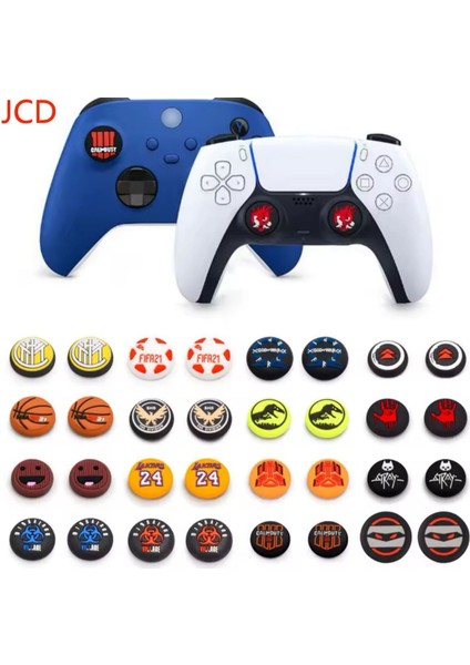Ps5 Dualsense 1 Çift Xbox 360 One S x ,ps4,ps3,nintendo Uyumlu Desenli Analog Koruyucu Başlığı