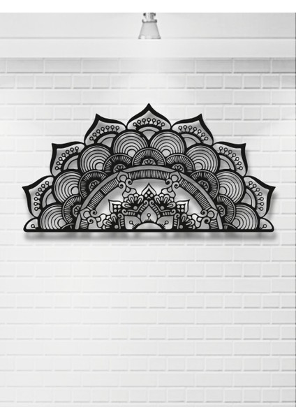 Mandala Desenli Metal Duvar Dekoru