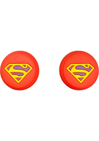Ps5 Dualsense 1 Çift Xbox 360 One S x ,ps4,ps3,nintendo Uyumlu Desenli Analog Koruyucu Başlığı Superman