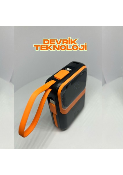 10.000 mAh Kendinden Kablolu 22.5W Hızlı Şarj Destekli Powebank fırsatları