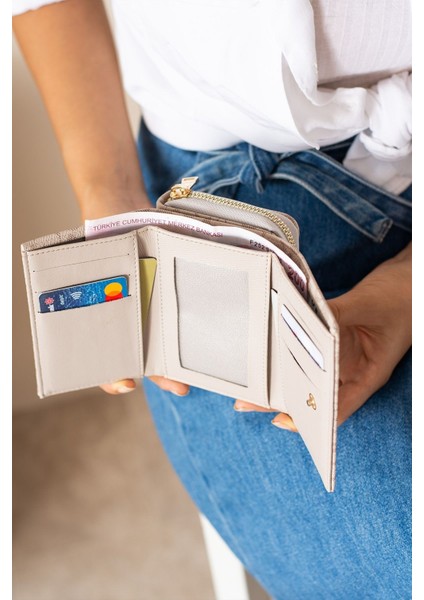 Kadın Bol Kartlıklı Kağıt Para Bölmeli Cüzdan 12CMX10CM JP02 fiyatları