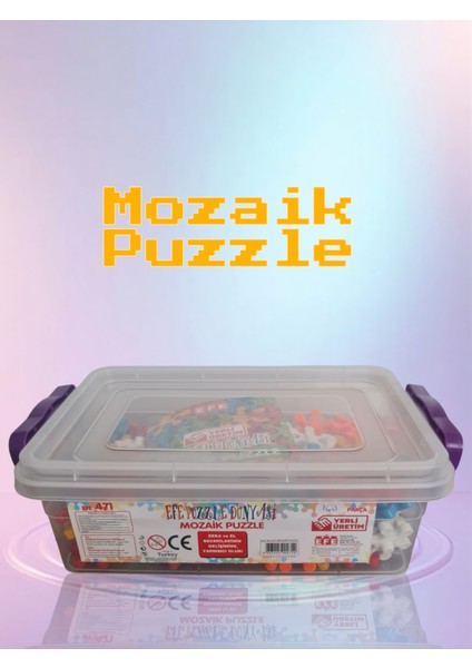 Molekül Blok, Molekül Puzzle, 3D Puzzle, Toys Eğitici Oyuncak, Mozaik Puzzle 140 Parça Renkli