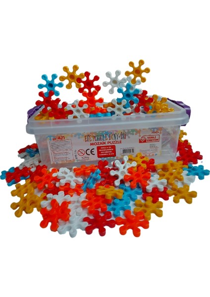 Molekül Blok, Molekül Puzzle, 3D Puzzle, Toys Eğitici Oyuncak, Mozaik Puzzle 140 Parça Renkli