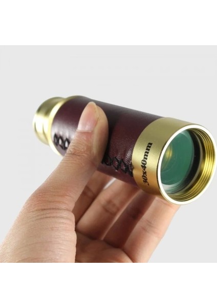 30X40 Panda Büyük Mercekli Pirinç Gövdeli Deri Çantalı Denizcilik Korsan Dürbün fiyatları