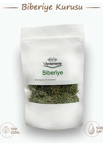 Biberiye Kurusu - 50 gr | Doğal Zindelik, Odaklanma ve Saç Bakım Destekleyici