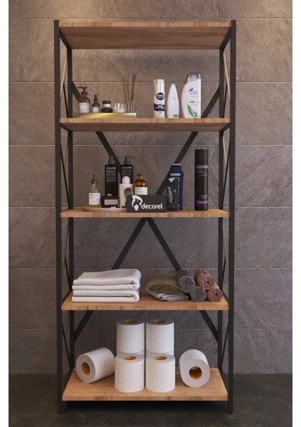 Mony Metal Banyo Rafı Ünite 5 Raflı Banyo Düzenleyici Raf Deterjan Havlu Rafı Havluluk 150 cm fiyatları