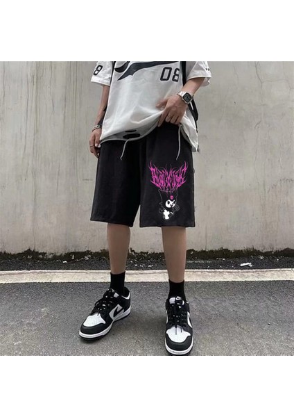 Touz Anime Harajuku Kuromi Sanrio Penye Unisex Şort fiyatları