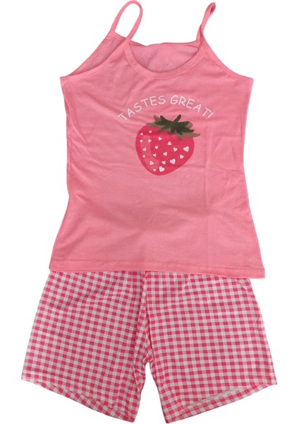 Kadın Askılı Mini Şortlu Pijama Takımı