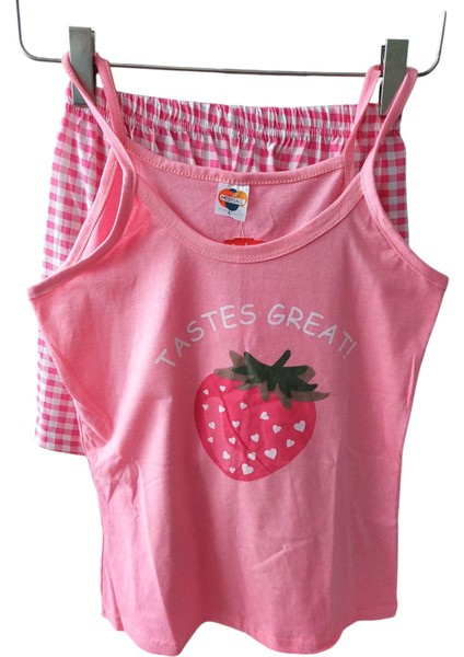 Kadın Askılı Mini Şortlu Pijama Takımı