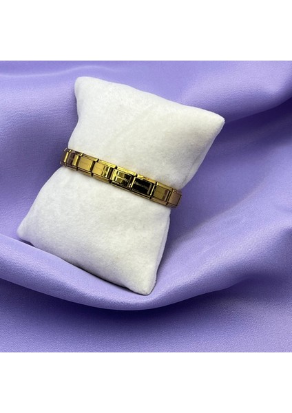 Çelik Charm Bileklik Yazılı modelleri