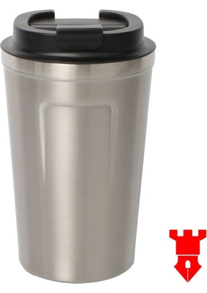 380 ml Bardak Termos Çift Katmanlı SUS-304 Paslanmaz Çelik Vakumlu Kapak