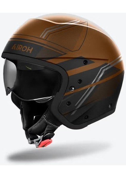 Aıroh J 110 Slım Bronze Matt Kask
