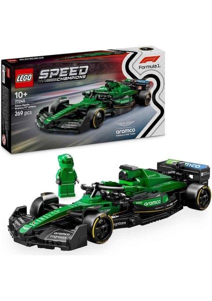 77245 LEGO Speed Champ. Aston Martin Aramco F1 AMR24 Yarış Arabası 269PRÇ +10YAŞ
