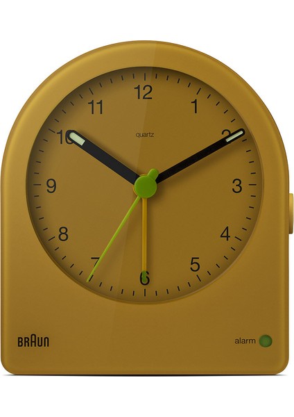 BC22Y Sarı Klasik Analog Alarmlı Masa Saati