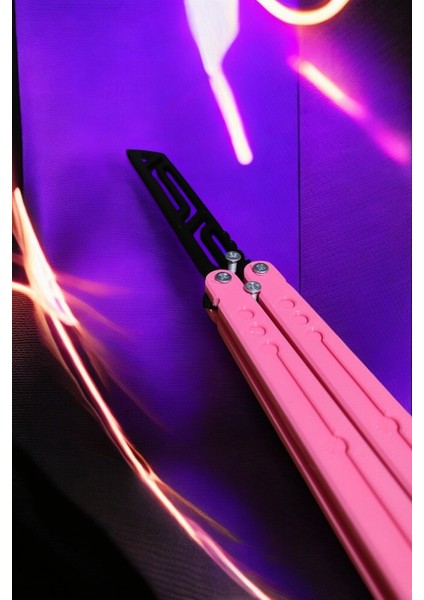 Kelebek Antrenman Alıştırma Bıçağı – Plastik Butterfly Knife (Pembe ve Siyah) fırsatları