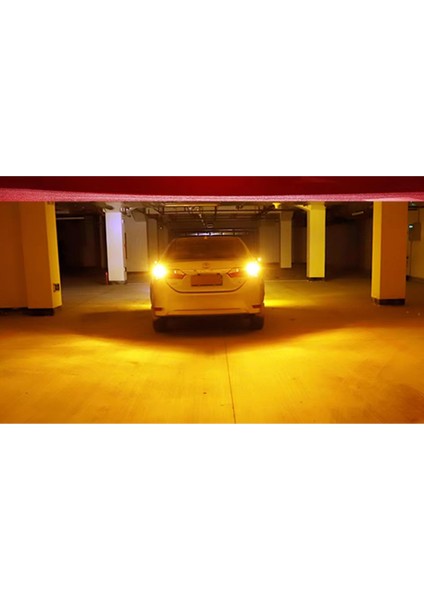 2 Adet 93 Tek Duy Yakın Tırnak LED 63 Ledli Mercekli BAU15S Turuncu