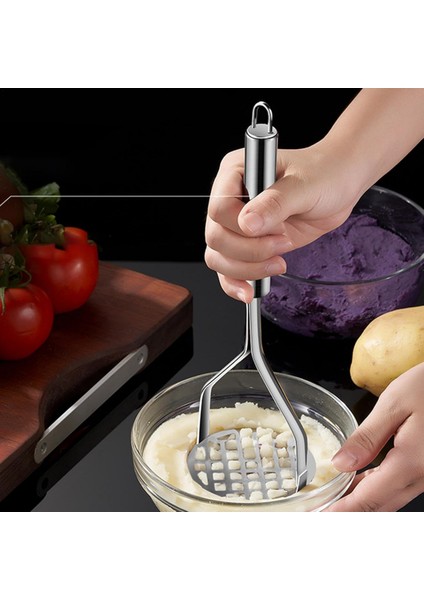 Üçlü Set Patates Ezici Yumurta Hamur Kek Çırpıcı Metal Çırpıcı Mama Yapıcı Bebekler Çırpma Teli indirimleri