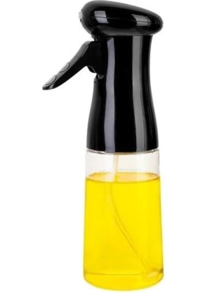 Çok Amaçlı Cam Şişe Püskürtmeli Dağıtıcı Yağdanlık Limonluk Sirke Sosluk Spreyi Siyah